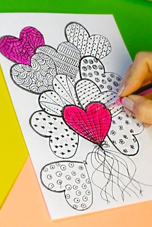 Рисунок на день рождения легкий