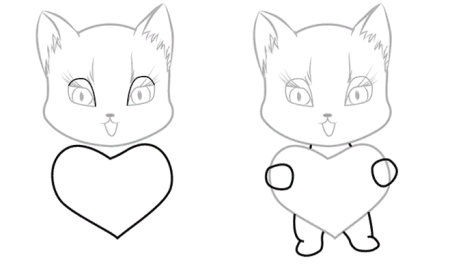 Как нарисовать сердечко