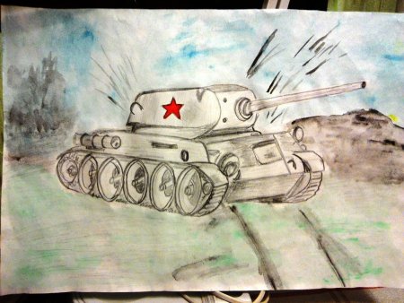Рисунок на тему Отечественная война