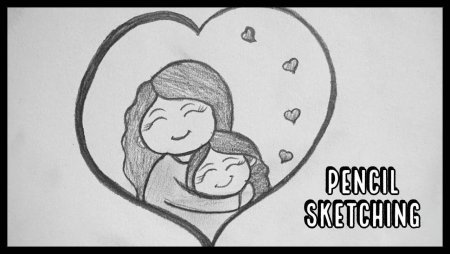 Простые рисунки для мамы