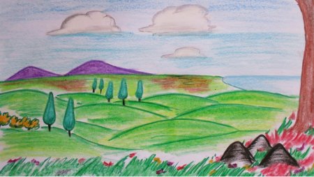 Красота родного края рисунки