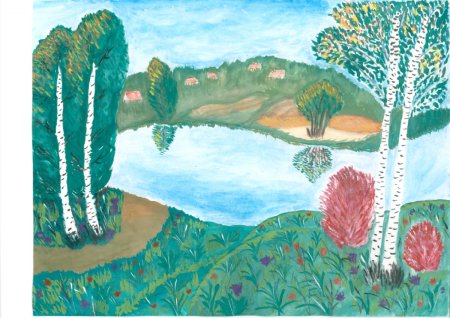 Рисунок моя Родина