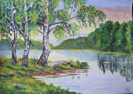 Пейзажи для срисовки