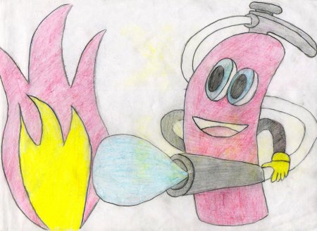 Рисунок по теме пожарная безопасность