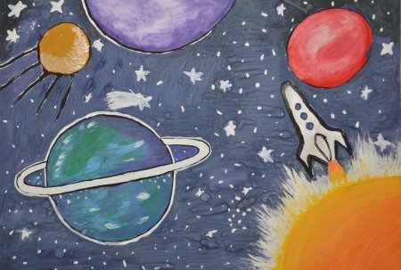 Рисунок по теме космос