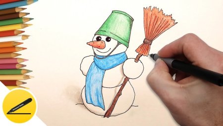 Новогодние рисунки для скетчбука