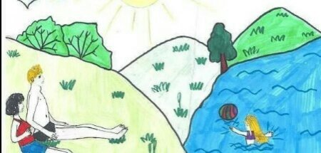 Рисунок мое лето
