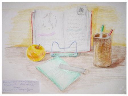 Нарисовать обложку книги карандашом