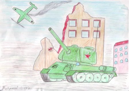 Военные рисунки для срисовки (50 картинок)