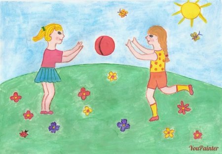 Рисунок на тему лето