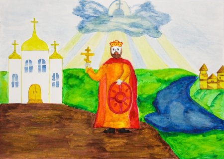 Русь рисунок