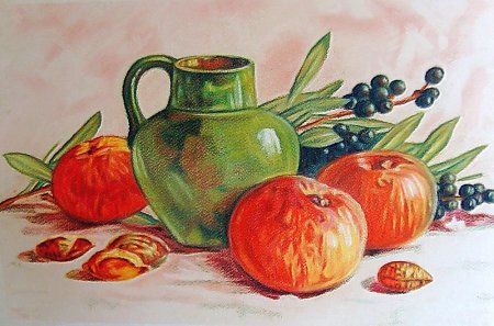 Натюрморт красками