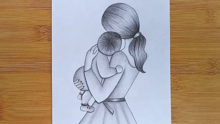 Рисунок ко Дню матери