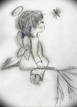 Маленькие рисунки для срисовки грустные