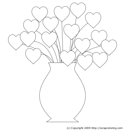 Комнатные растения раскраска