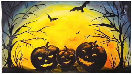 Рисунки на тему Хэллоуин