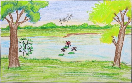 Маленькие рисунки лето