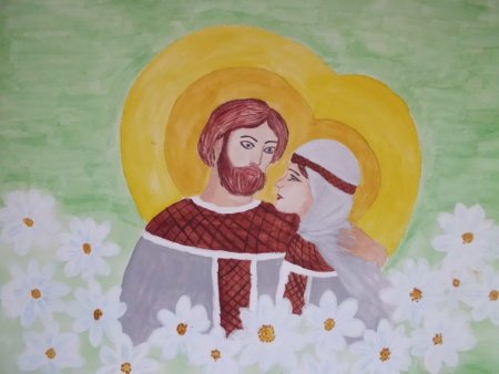 Детские рисунки ко Дню семьи