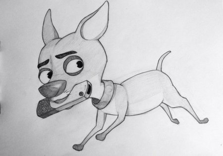 Том и Джерри рисунок карандашом