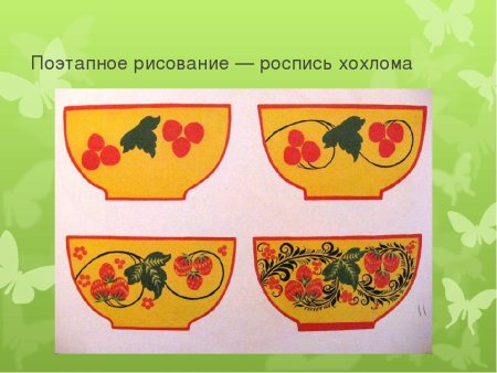 Элементы хохломской росписи подг.гр