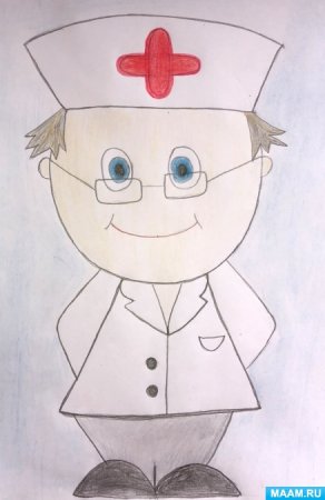 Раскраска медсестра