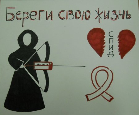 Рисунок на тему день борьбы со СПИДОМ