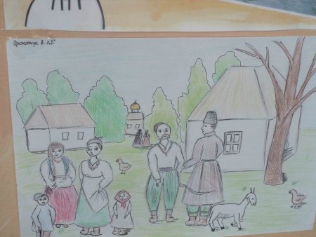 Рисунокина тему казачий быт