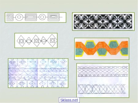 Узоры для аппликации