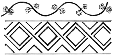 Орнамент карандашом простой
