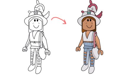 Robzi Roblox раскраски