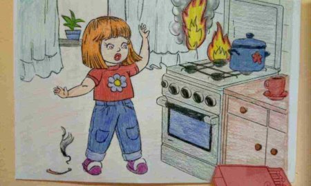 Рисунок на тему опасность вокруг нас