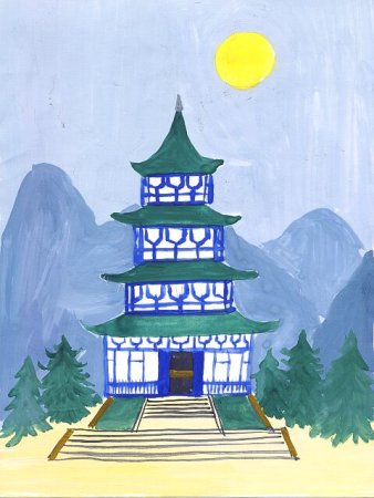 Рисунок на тему Япония