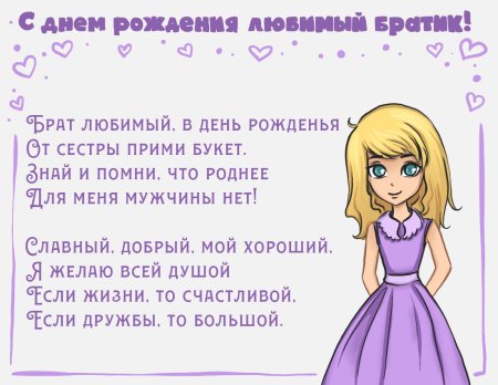 Лёгкие открытки на день рождения