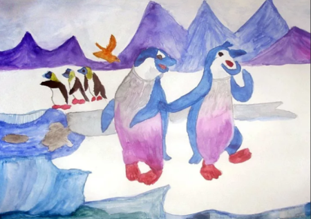 Рисование Арктика