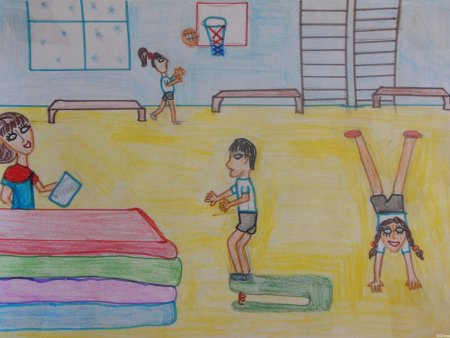 Рисунок на тему здоровый образ жизни