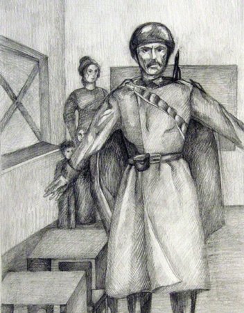 Рисунок на тему солдат