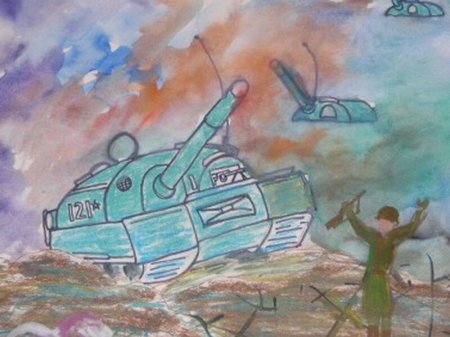 Рисунок на тему солдат