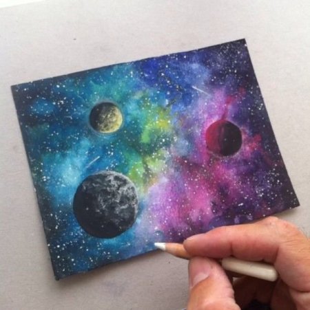 Космос рисунок