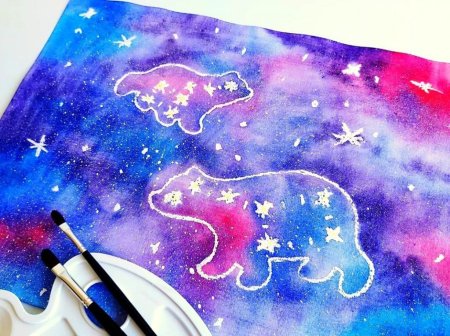 Рисование для детей космос