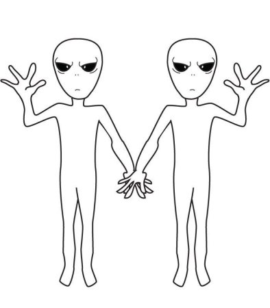 Раскраска пришельцы