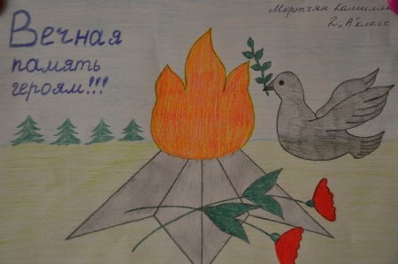 Рисунок на патриотическую тему