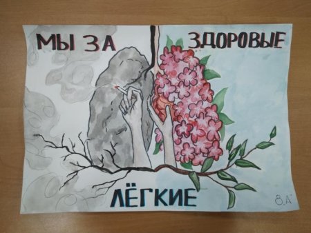 Рисунок на тему чистые легкие