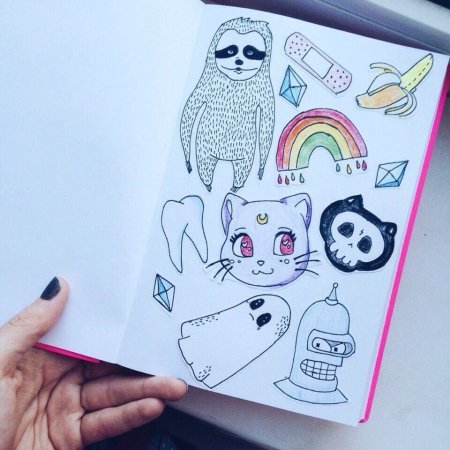 Рисунки для скетчбука лёгкие