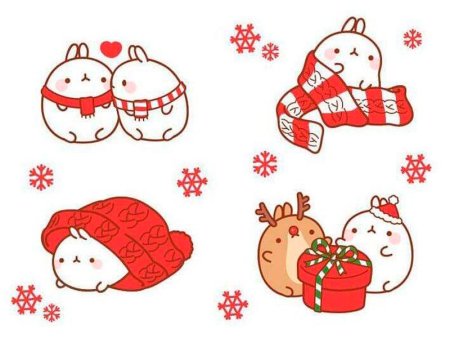 Рисунки для нового года для срисовки