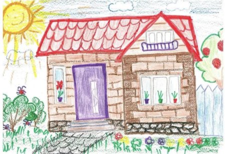 Рисунки домов для срисовки