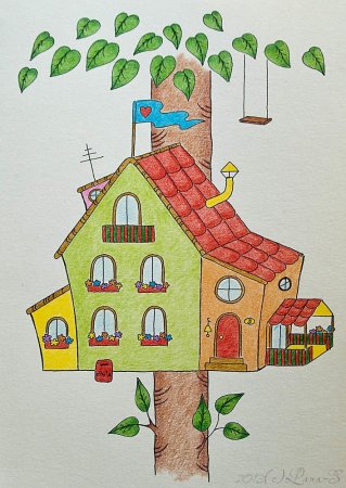 Рисунок на тему мой дом