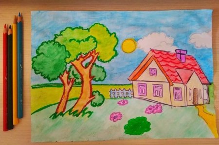 Нарисовать дом будущего