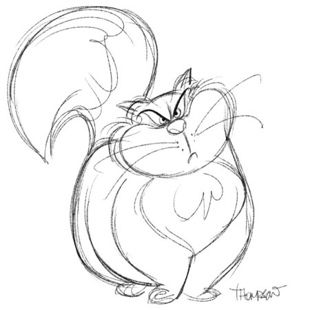 Рисунки для срисовки карандашом мультяшные