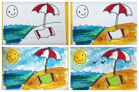 Маленькие рисунки лето