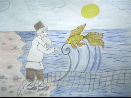 Сказки Пушкина рисунки